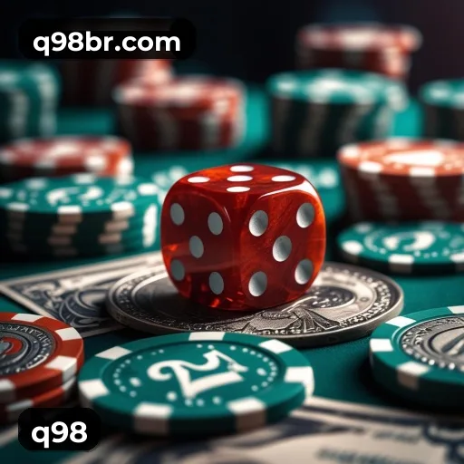 q98 App bonus area with promotional offers and PIX support